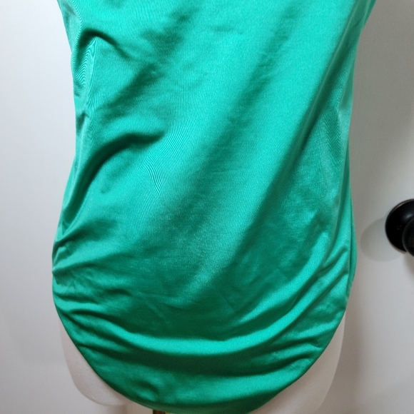 Sunshine 79 Gypset Solids High Neck One Piece Swimsuit - Seagreen - Size 12 - Picture 2 of 10